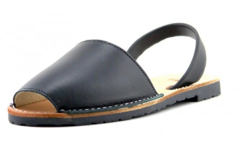 Black boxcalf · Avarcashop – Traditional Menorcan Avarca Sandals ...